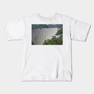 "Golden Eye" Verzasca Dam in Switzerland Kids T-Shirt